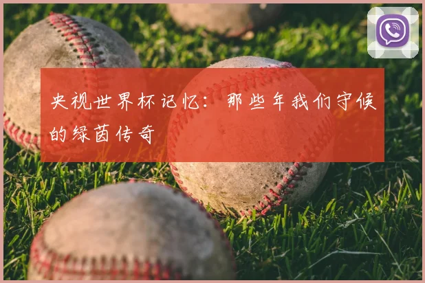 央视世界杯记忆：那些年我们守候的绿茵传奇